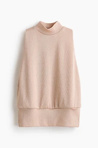 Knit Mock Turtleneck Top