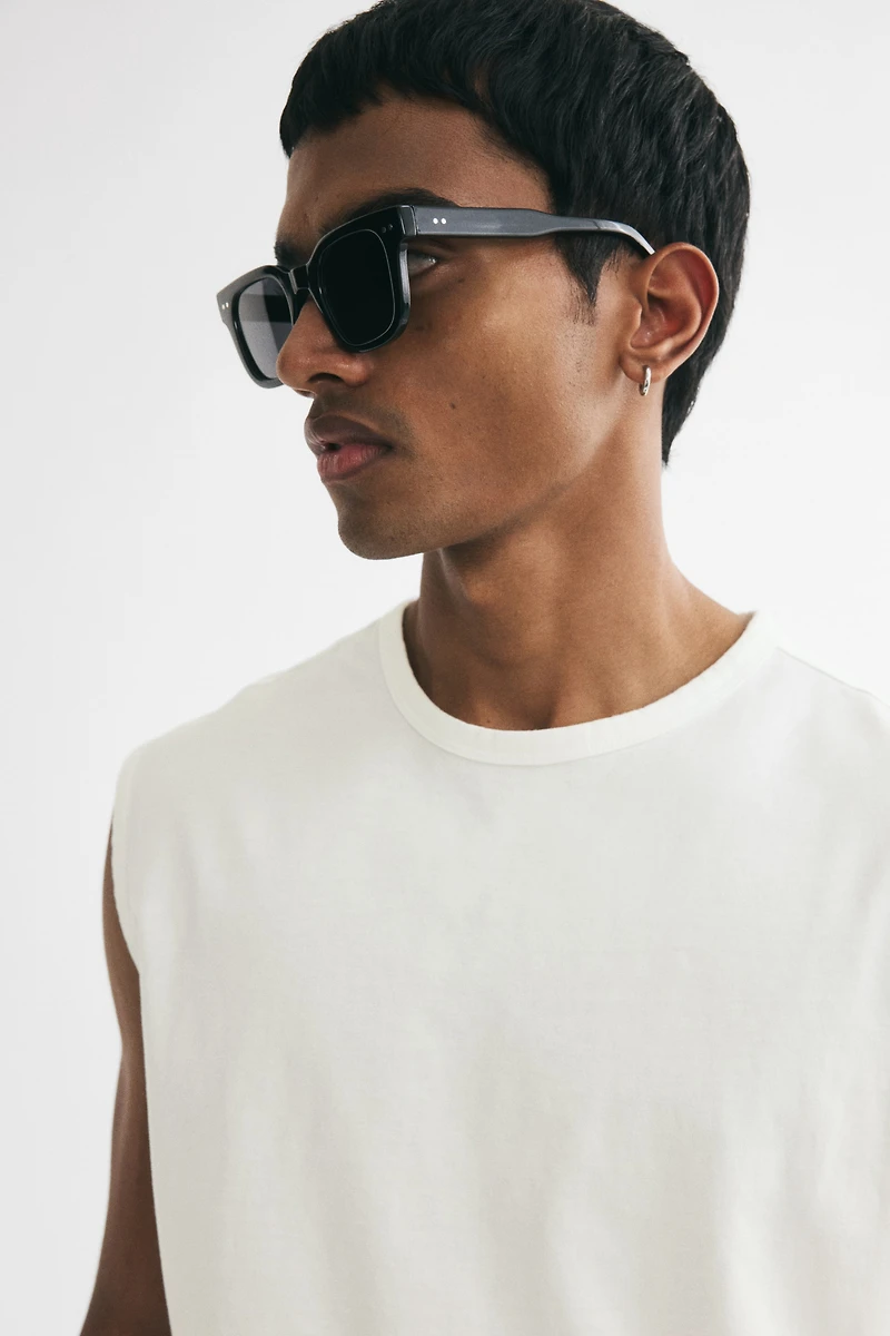 Regular-Fit Cotton Tank Top