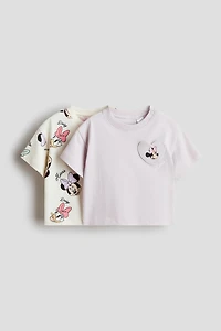 2-Pack Printed Cotton T-Shirts