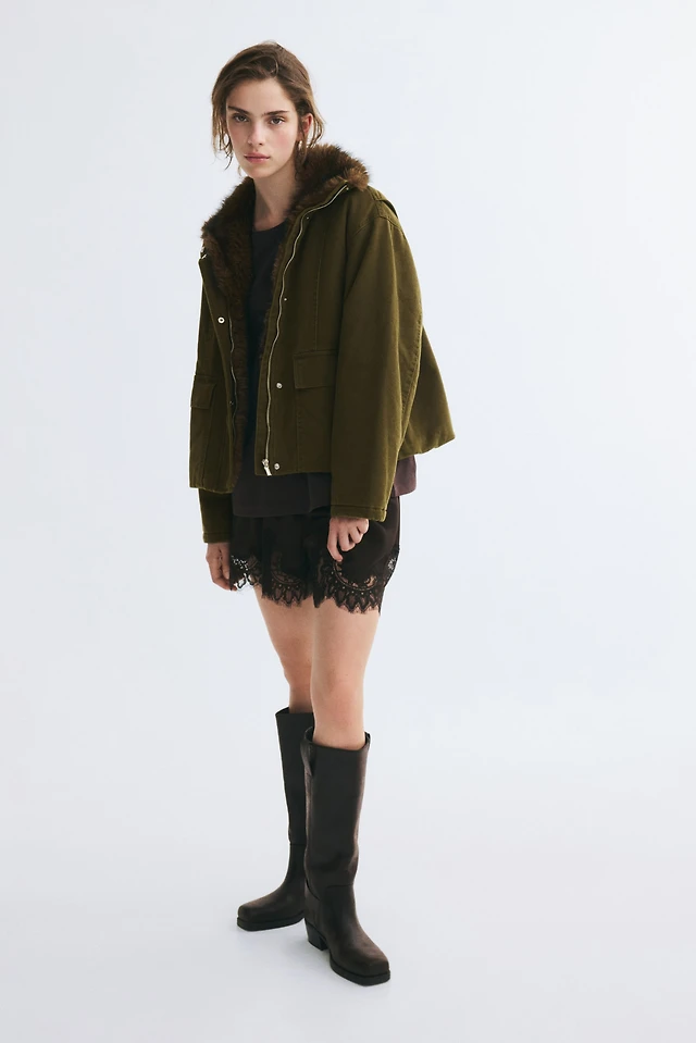 Oversized Twill Jacket