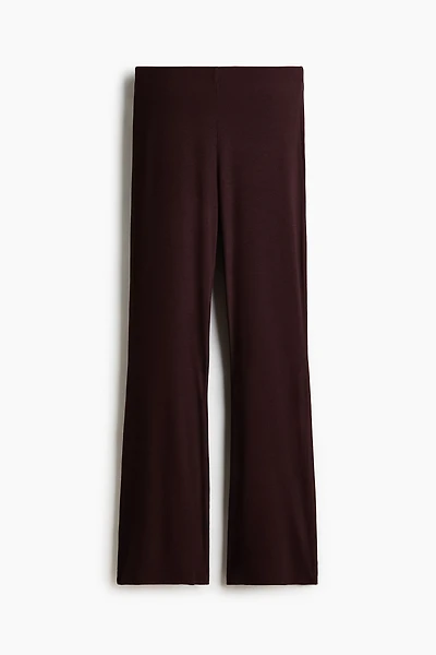 Flared Jersey Pants