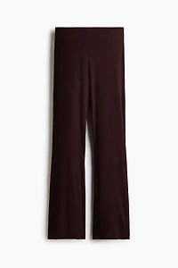 Flared Jersey Pants