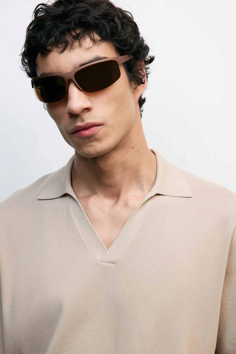 Cooling Regular-Fit Knit Polo Shirt