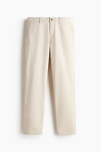Chino près du corps en coton