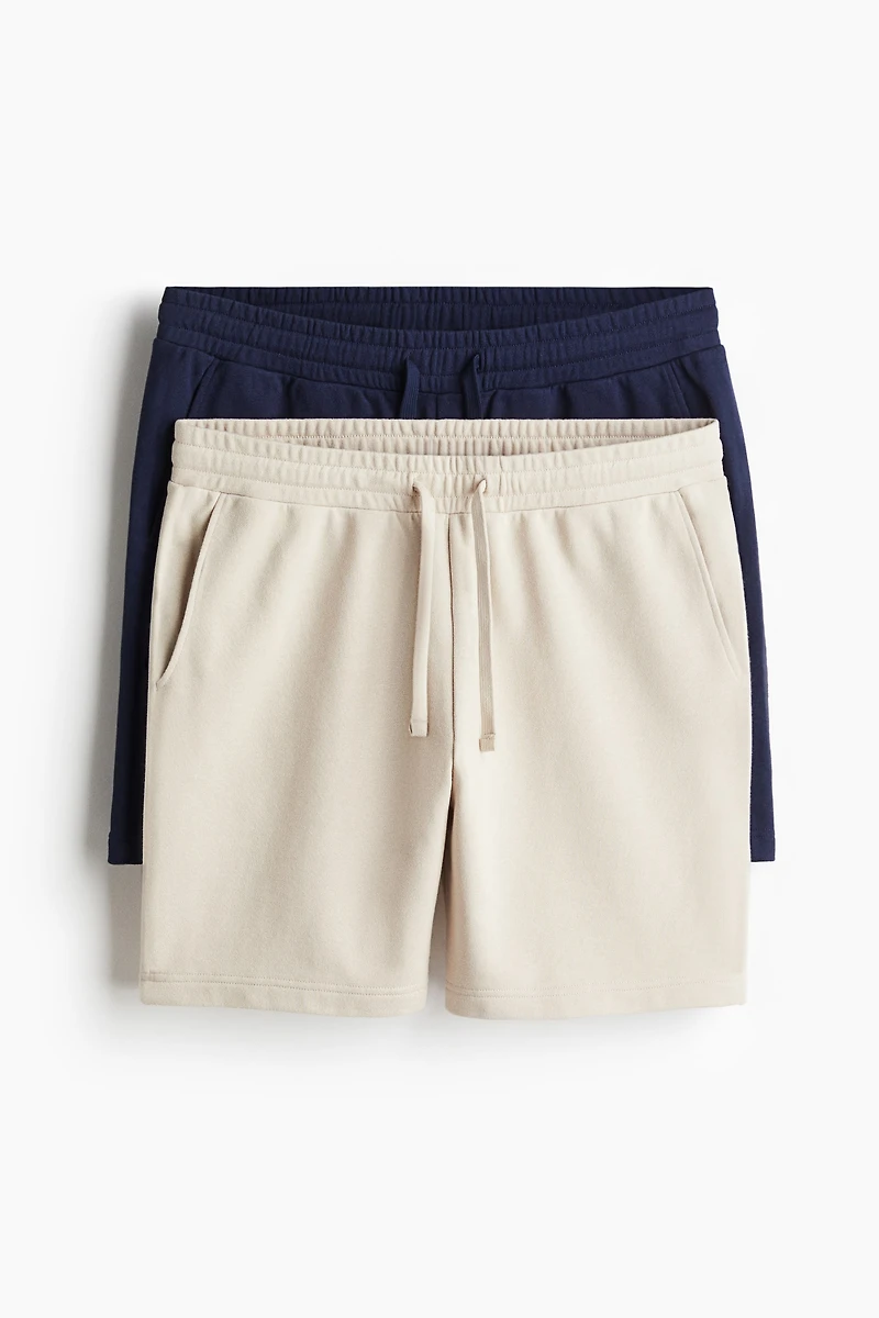 Lot de 2 shorts classique en molleton