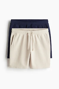 Lot de 2 shorts classique en molleton