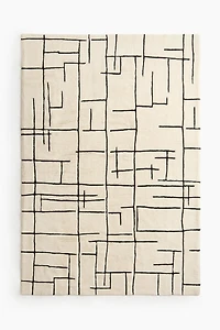 Large Wool-Blend Rug
