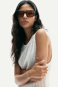 Pointelle-Knit Beach Dress