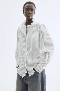 Ruffle-Trimmed Blouse