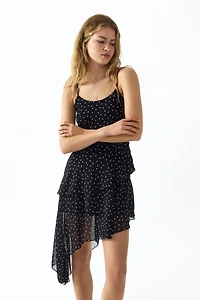 Asymmetric Chiffon Dress