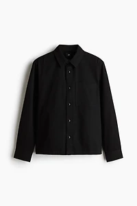Regular-Fit Cotton Twill Overshirt