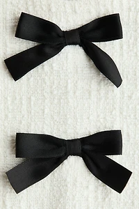 Bow-Detail Bouclé-Weave Dress