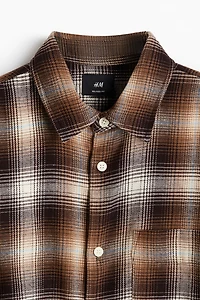 Loose-Fit Flannel Shirt