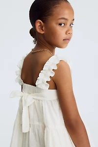 Tiered Cotton Dress
