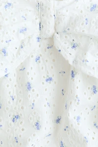 Eyelet-Embroidered Dress