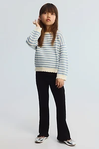 Flared Cotton Leggings