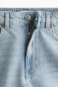 High-Waist Denim Shorts