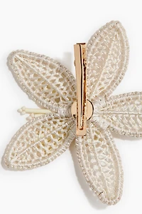 Barrette d’aspect crochet