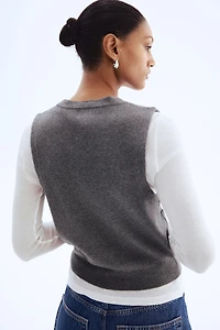 Fine-Knit Vest