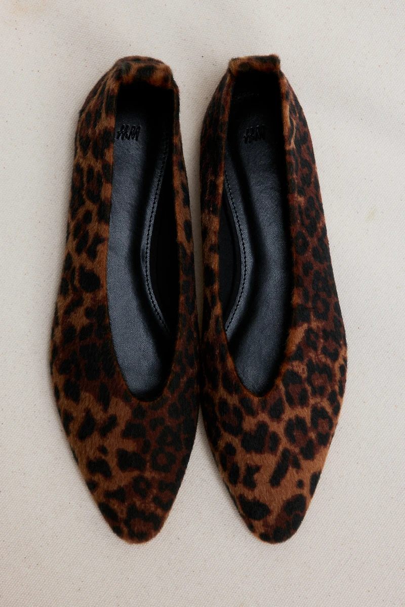 Ballerines à bout pointu