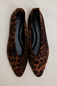 Ballerines à bout pointu