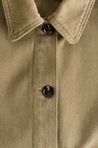 Cotton Twill Shacket