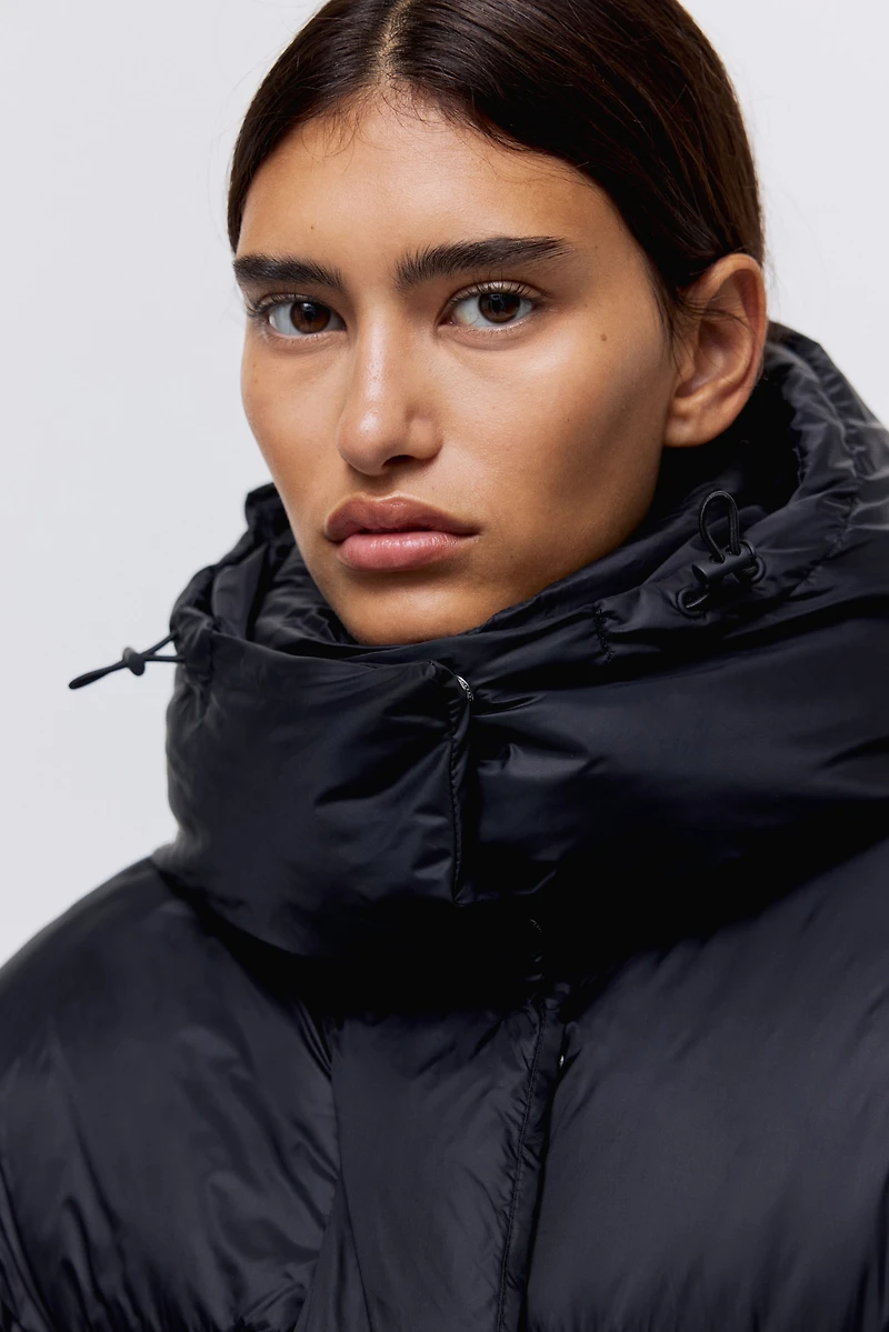 Veste à capuche en duvet