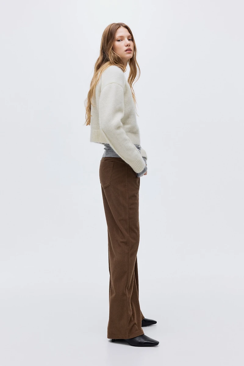 Pantalon en velours côtelé