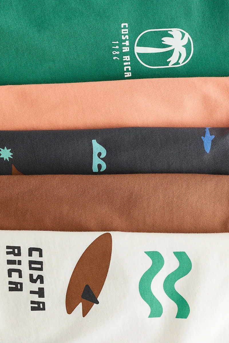 5-pack Jersey T-shirts