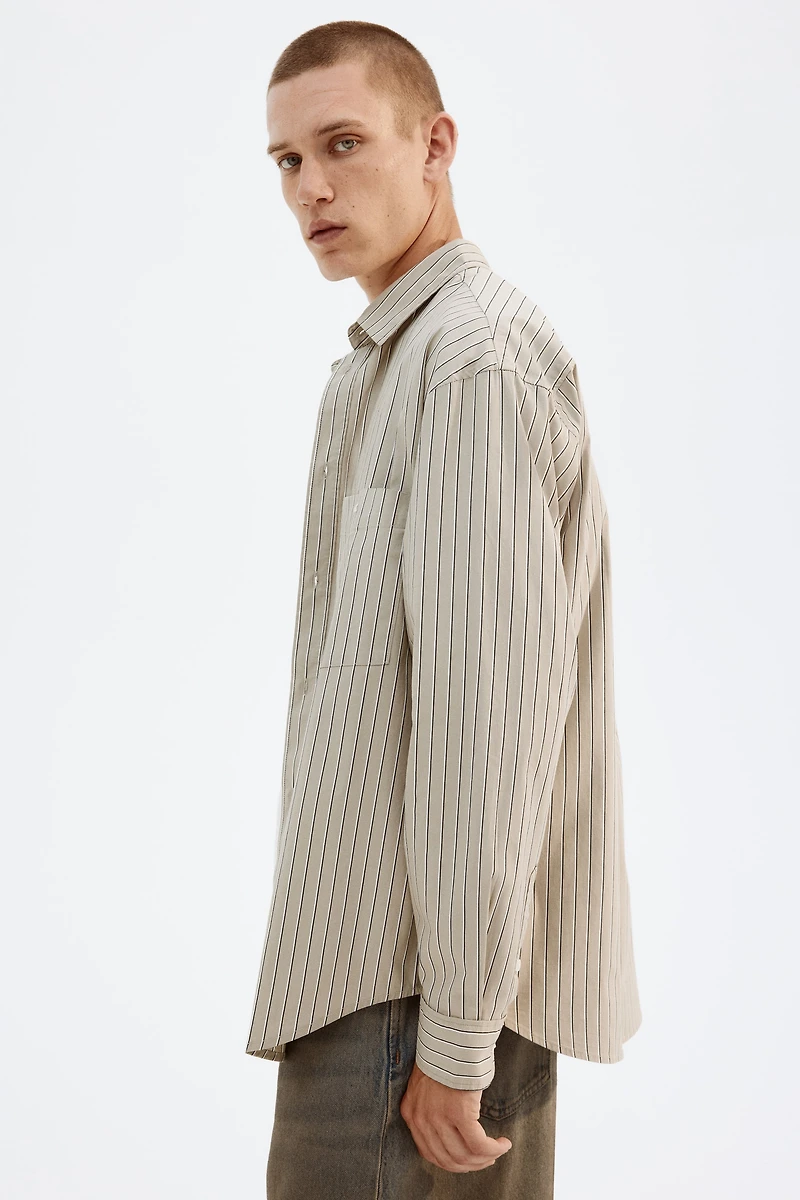 Loose-Fit Poplin Shirt