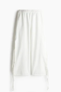 Tie-Detail Pull-On Pants
