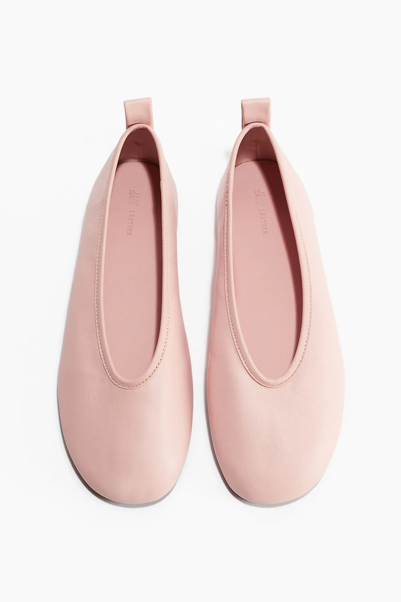 Leather Ballet Flats