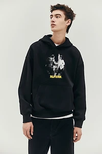 Oversized Fit Printed Hoodie