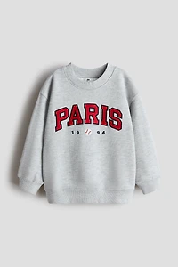 Chandail ras-du-cou imprimé