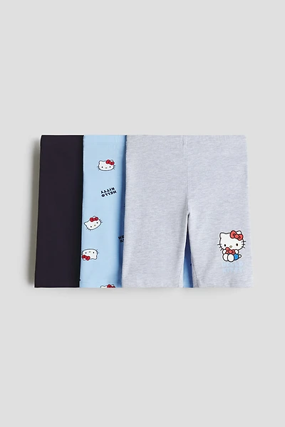 Lot de 3 shorts cycliste avec motifs