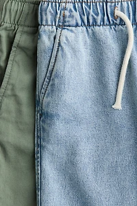 Lot de 2 pantalons jogging en coton