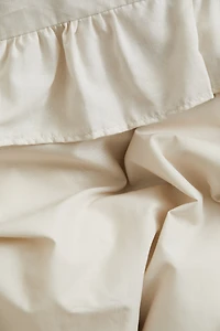 Flounced Single Duvet Cover Set