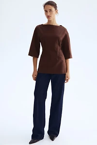 T-Shirt with Defined Waist