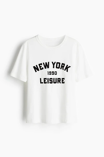 T-shirt avec motif imprimé