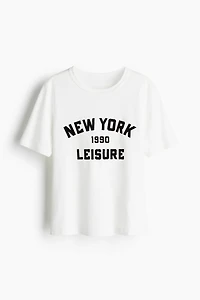T-shirt avec motif imprimé