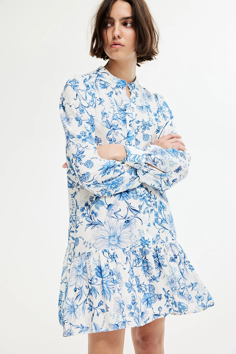 Robe en viscose à motif