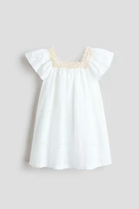 Eyelet-Embroidered Dress