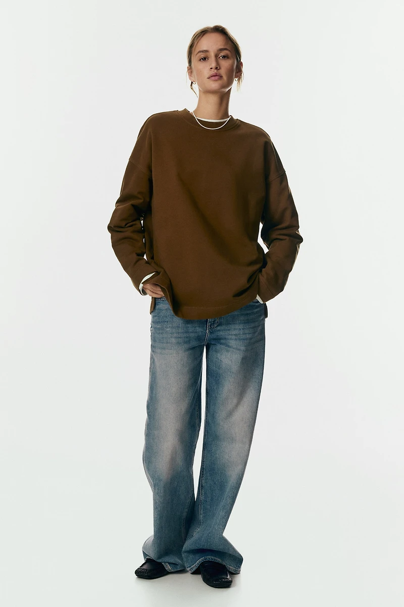 Washed-Look Sweatshirt