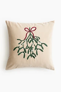 Housse de coussin en velours