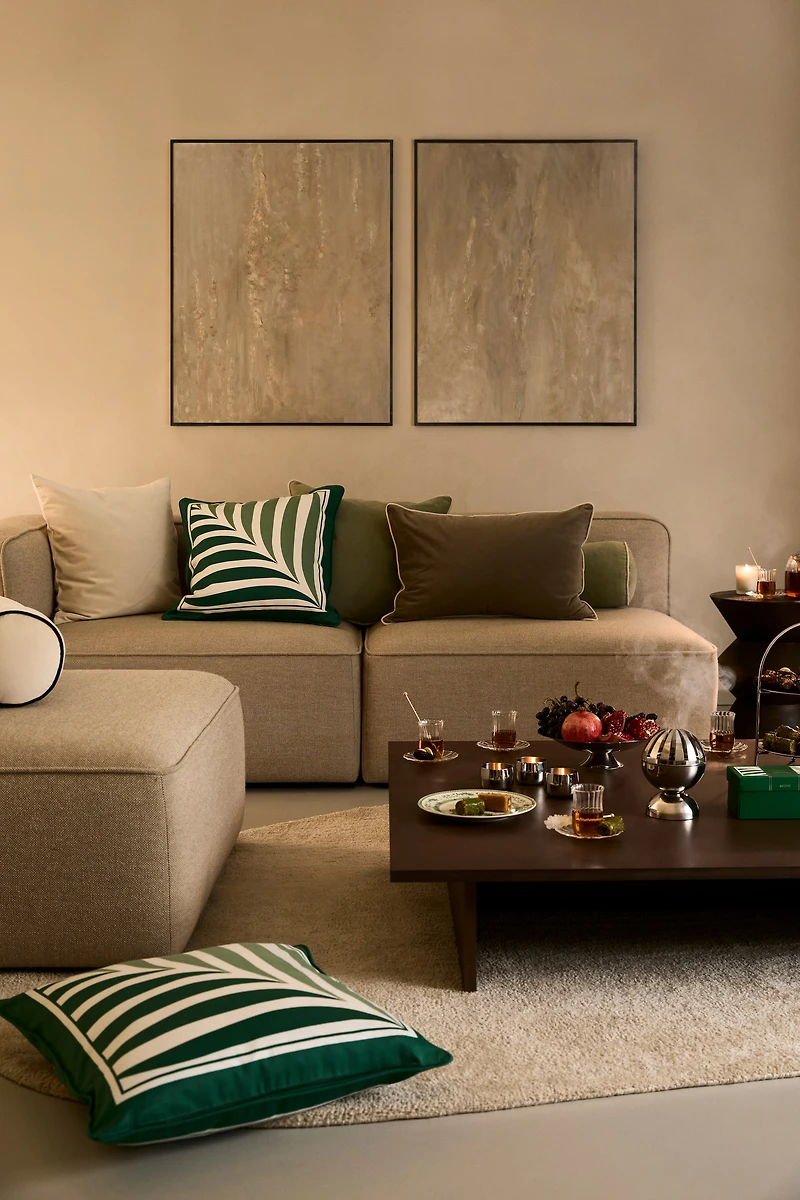 Printed Satin Cushion Cover