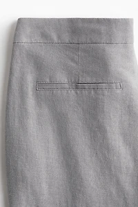 Linen-Blend Dress Pants