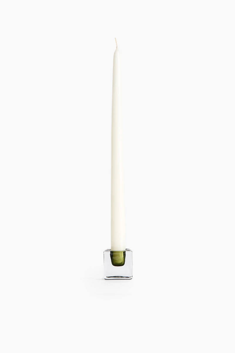 Small Glass Candlestick