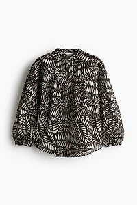 Oversized Cotton Blouse