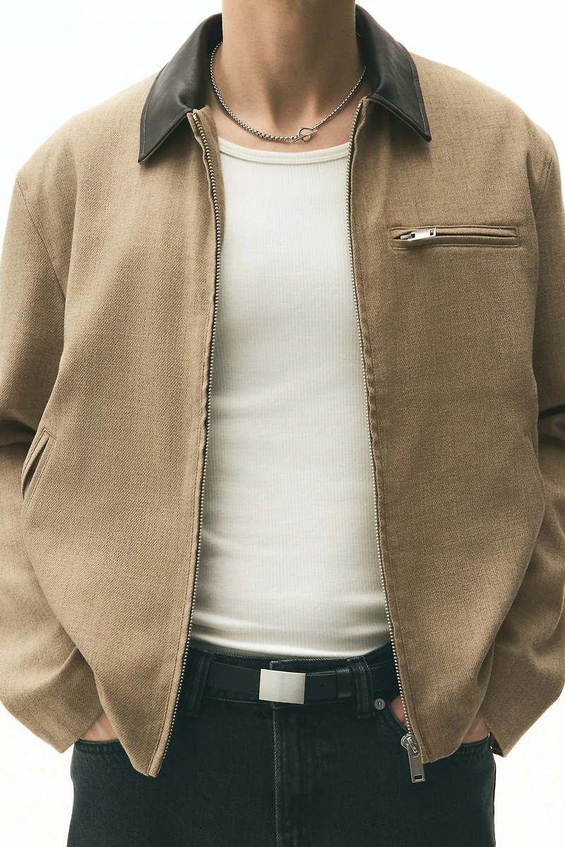 Veste classique avec col