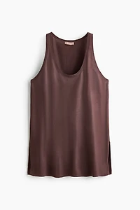 Long Fine-Knit Top